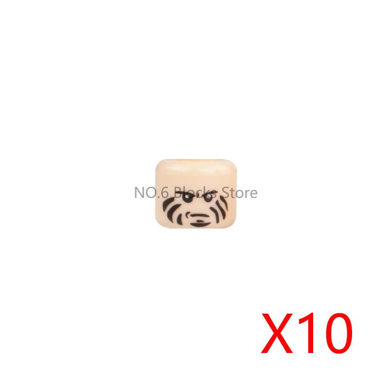 City Building Blocks Body Character Clothing Head Face DIY Parts Hair Expression Accessories Figure Headwear Helmet Bricks Toys