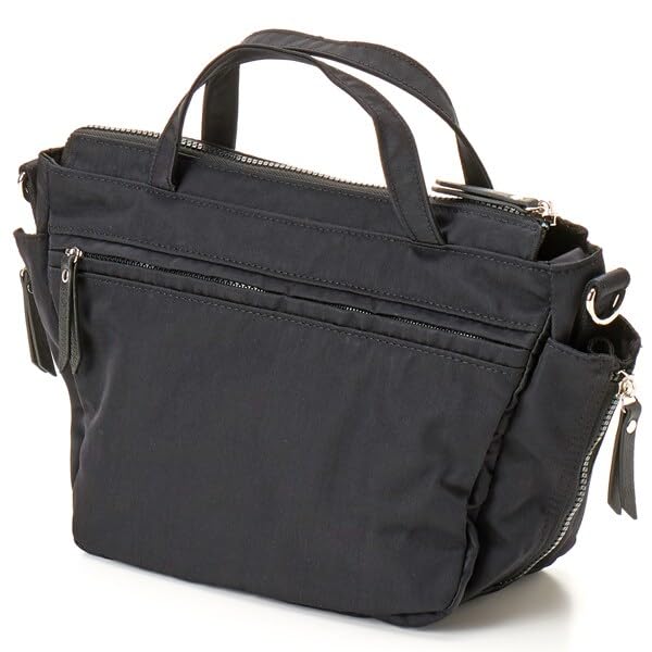Monica Side Zip Tote Bag MONI02703 Khaki 2-Way (86)