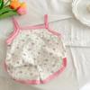 Baby Girl Summer Sweet Princess Floral Camisole And Shorts Set Cute Two Piece Outfit For Infants