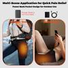 Red Light Infrared Heating and Massage for Hip and Thigh Comfort, 660nm.