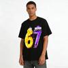 Cute Number 67 Cake Print Casual Short Sleeve Top For Kids Adults Pure Cotton T-shirt
