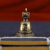 Brass Chinese 12 Zodiac Animals Heads Bell Keychain Pendants Jewelry Vintage Copper Feng Shui Car Key Chain Hanging Keyring Gift