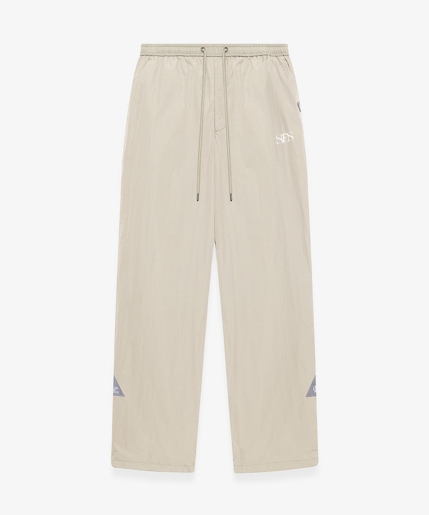 Saundeuobeuseonlaijeu Nylon Taffeta Pants Beige