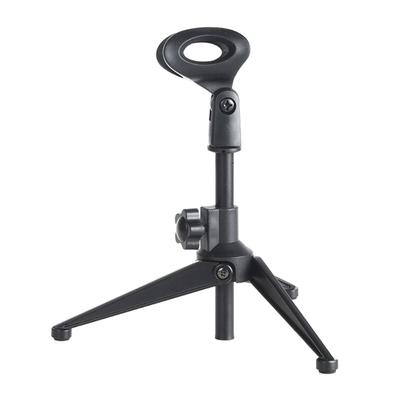 Portable Mic Tripod Stand For Studio Broadcasting Online Meetings Stable Plastic Metal Base HandsFree Mounting System