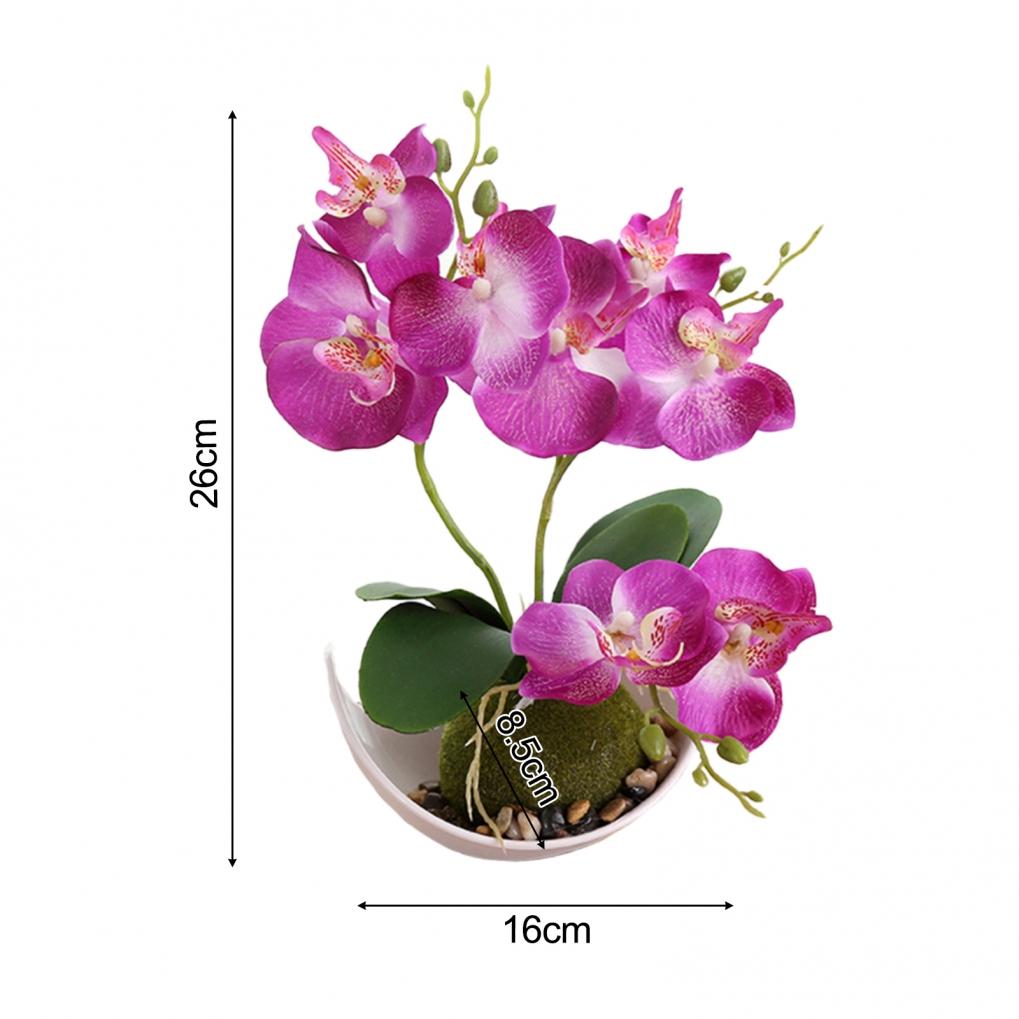 Artificial Orchid Plant Potted Flower Decoration Event Decoration
