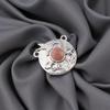 Peach Moonstone Gemstone 925 Sterling Silver  Jewelry Handcrafted Pendant 0.92" CP-34-25
