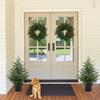 Artificial Norfolk Pine Tree Real Touch Faux Potted Christmas Tree for Entryway