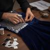 100pcs 50x50mm Square Sequins Double Sided Holes Flat Sequins Loose PVC Sequins  Clothing Supplies