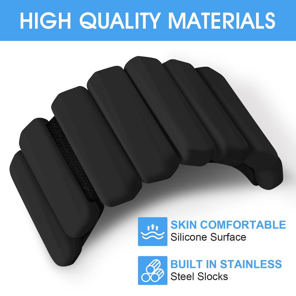 Handgelenk-Fußgelenk-Gewichte Tragbare Verstellbare Arm-Bein-Gewichte Armbänder Beschwerte Pilates-Gewichtsbänder für Yoga Barre Gehen Fitnessstudio