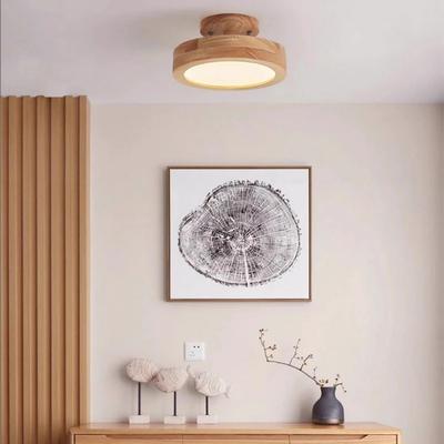 Nordische Wohnzimmer Deckenleuchten Massivholz Flur LED Lampe Japanischer Stil Eingang Balkon Schlafzimmer Bettkopf Deckenleuchten