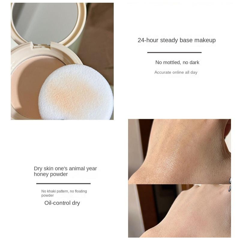 HER ORANGE ~ Soft Focus Matte Powder Powder Dry Powder Fixing Oil Control Long Lasting Waterproof Concealer Loose Powder Cookie Skin