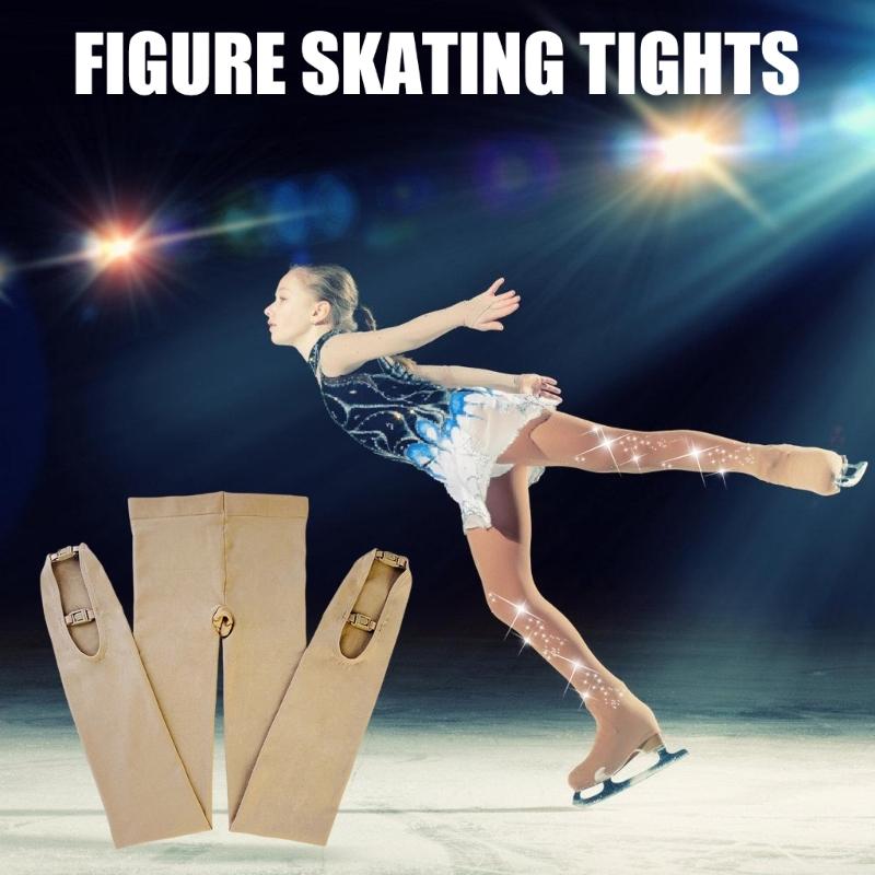 Stretchable Dance Tights Breathable Skating Stockings For Ice Skating With Enhancing Comfort And Durability