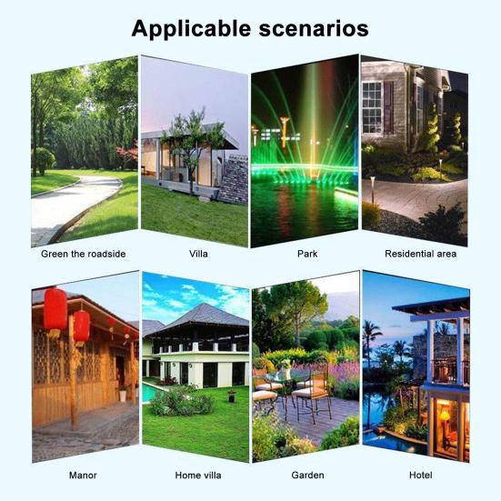 1/2/4Pcs Solar Ultrasonic Mole Repellent Effective Safe to Use Simple Installation Outdoor Mouse Repellent Waterproof Spikes Stakes