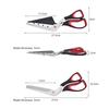 Professional Pizza Scissors Detachable Sharp Stainless Steel Blade Pizza Cutter Scissors Labor-Saving Pizza Spatula Slicer Tool 1
