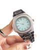 Stainless Steel Band Mens Square Quartz Watch With Date Display Luminous Hands Unisex Sport Style