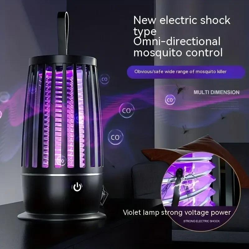Portable Mosquito Killer Lamp Wired/Wireless Electric Fly Trap Bedroom Silent Mosquito Killer Lamp Outdoor Mosquito Repeller