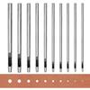 UrbanPulse Hole Punch Set for for DIY Leather Products and DIY Leatherwork, Steel, Hollow, Round, Crafts.