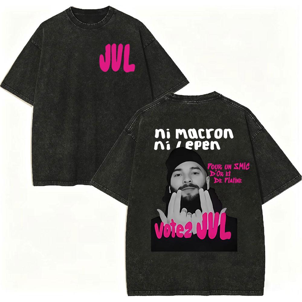 Vintage Washed Rapper JUL Album Graphic T Shirts Men Women Clothing Fashion Hip Hop T-shirt Summer Casual Loose Cotton T-shirts