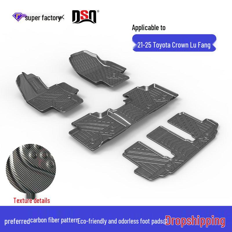 Toyota Venza, Crown, Land Cruiser & Frontlander TPE Floor Mats