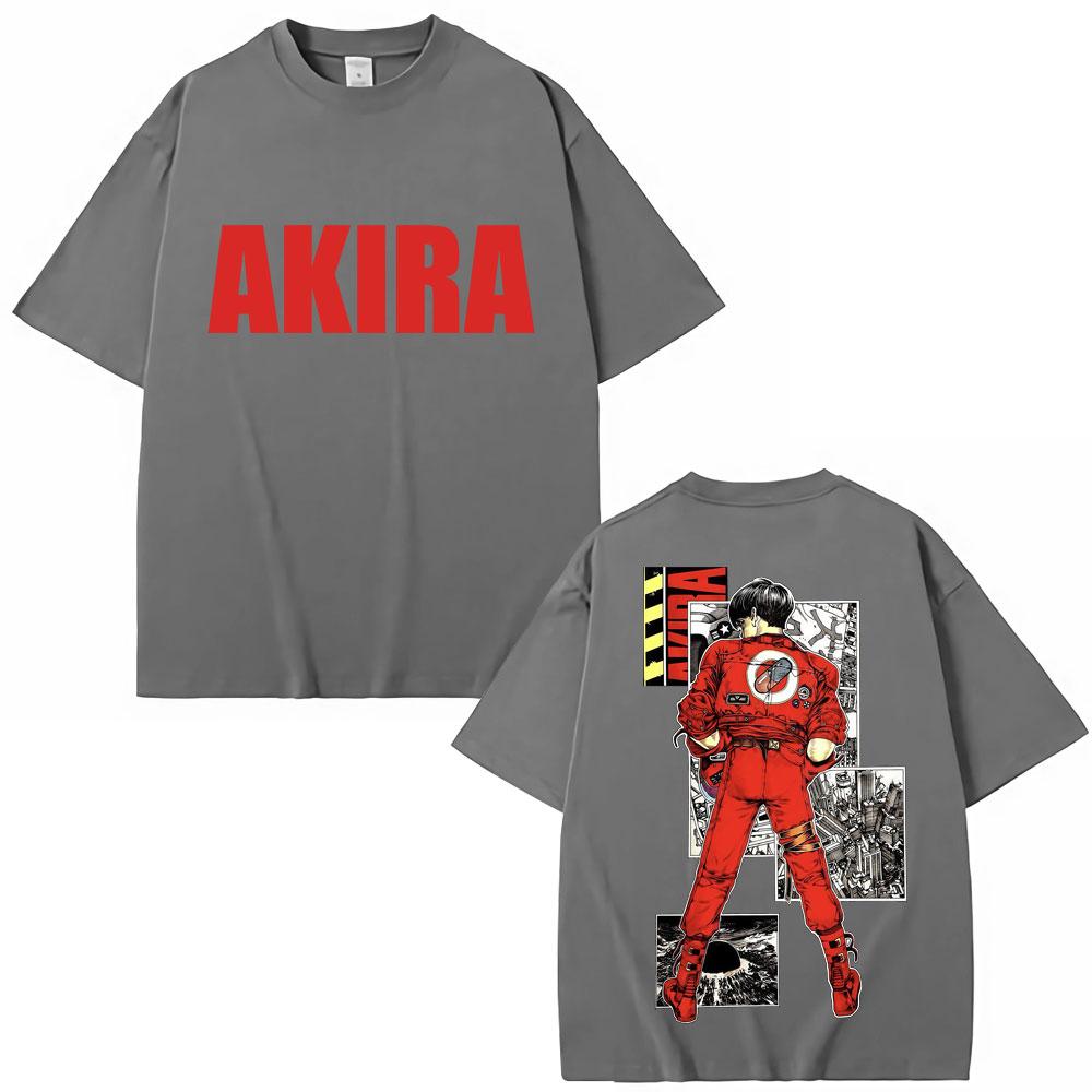 Japanese Anime Akira T Shirts Science Fiction Movie Shotaro Kaneda Manga T-shirt Men Women Cotton High Quality Tees