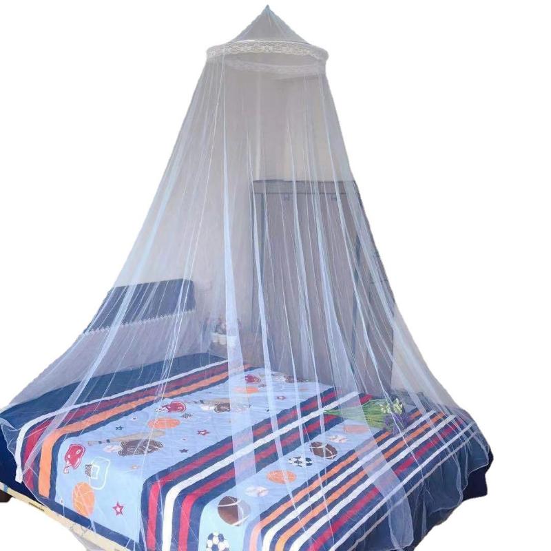 Summer Hung Dome Mosquito Net For Double Bed Summer Polyester Mesh Fabric Home Bedroom Adults Hanging Decor