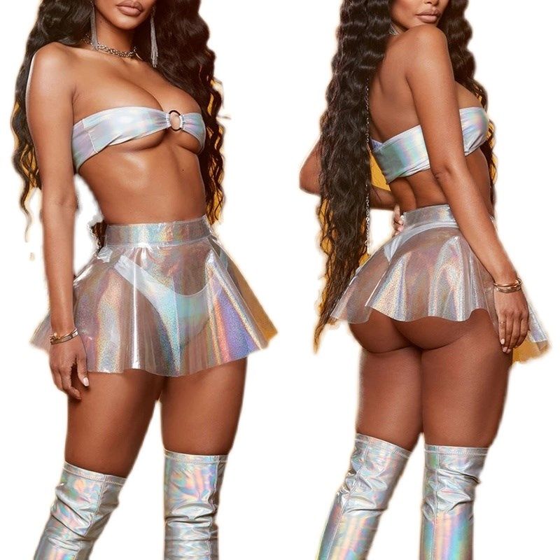 

Women s Perspective Fashion Sexy Mini Half Body Short Skirt 1 piece S