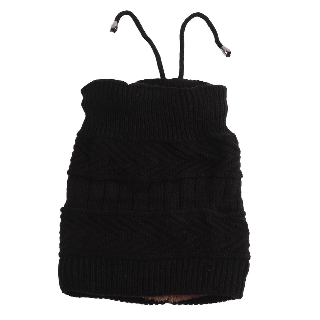 USB Charging Beanie Hat Knitted Dual‑Purpose Warm Heated Hat Circle Loop Scarf for Women