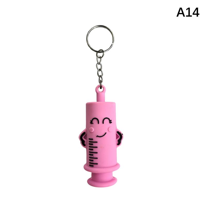 Paw Print Girl Shaped Ampoule Bottle Opener Keychain Rubber Cutter Aid Medication Vial Breaker Tool For Home Nurses And Doctors