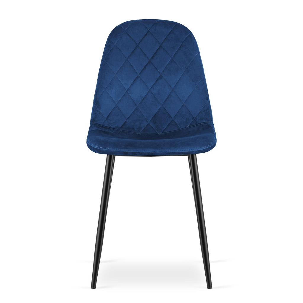 ASTI chair - navy blue velvet x 4