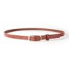 Leopard Print Thin Leather Belt with Gold Buckle - Stylish and Versatile for Jeans and Dresses