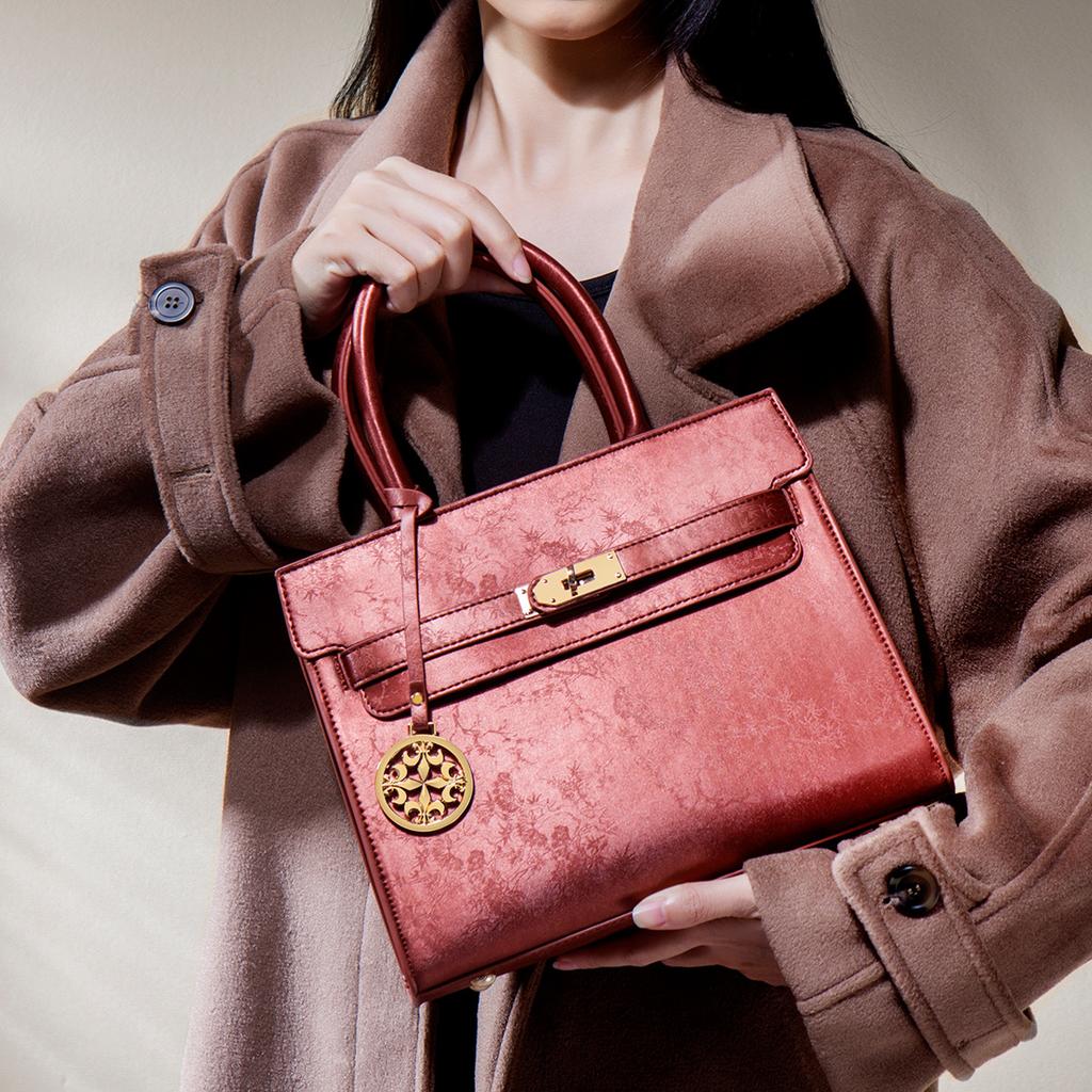 New Chinese Style National Style Handbag, Mother Red Bride Bag In The Atmosphere, Mother-In-Law Wedding Banquet Messenger Bag Gift