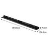 Yamazaki Jitsugyo TV Back Rack Wide 100 Black Approx. W100 X D8.2 X H3cm Smart Router Storage Cable Storage 3631