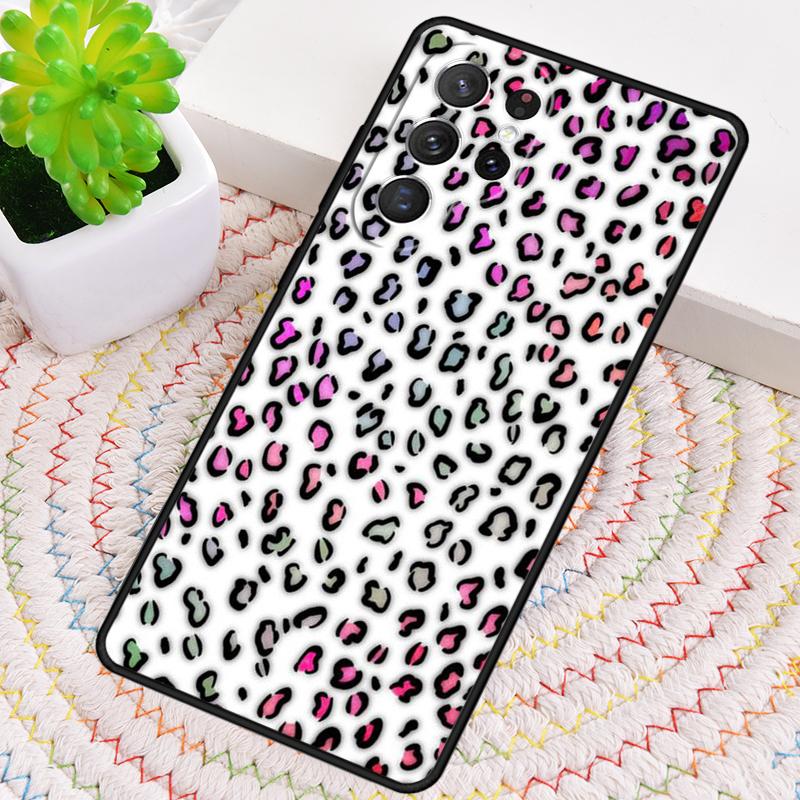 Leopard Print Panther Silicone Phone Case For Samsung Galaxy Note 10 Pro S26 S25 S24 S23 S22 S21 Plus S25Ultra Capa Cover