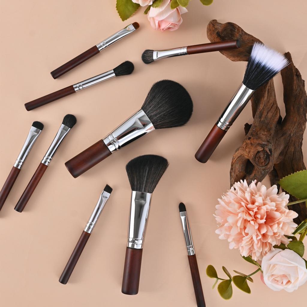 Mini Travel Makeup Brush Set Make Up Brush Holder Bag Professional Makeup Brush Set for Women Makeup