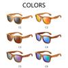 Retro Square Wooden Sunglasses UV400 Vintage Fashion for Women Men Luxury Brand Sun Glasses Outdoor Shade Driving