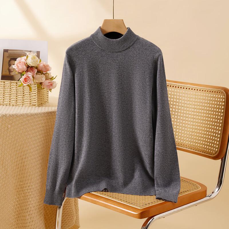 Damski sweter z golfem Jinjuan, 100% wełna merynosów