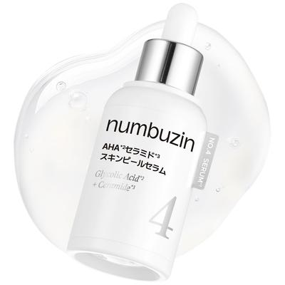 Numbuzin 4 AHA Ceramid Hudpeeling 30ml PHA Koreansk Hudvård Nej. Serum, Ampull, Ceramid, Panthenol, Exfolierande, Serum,