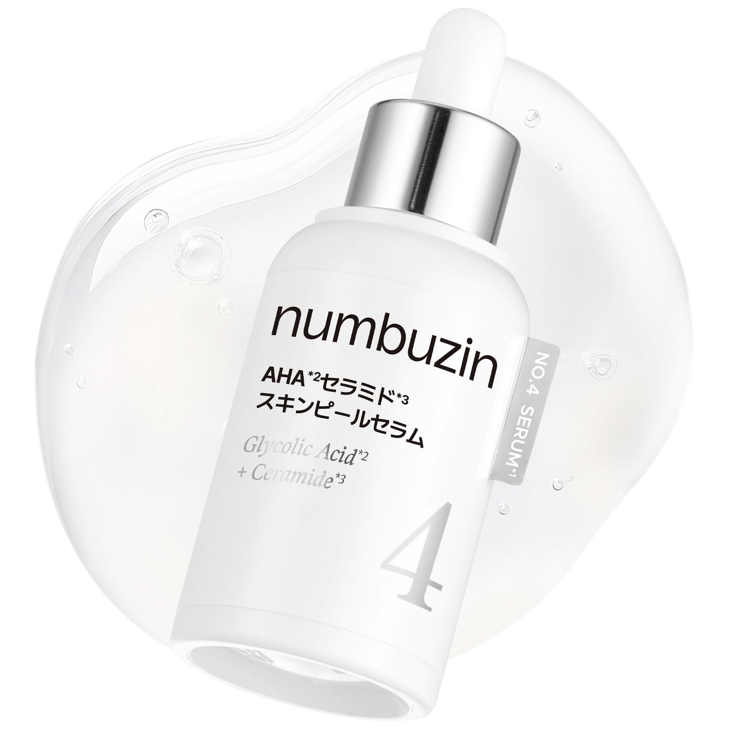 

Numbuzin 4 AHA Керамидная пилинг-сыворотка для кожи 30 мл Ампула Керамиды Пантенол Отшелушивающий уход PHA Сыворотка Корейский уход за кожей №