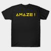 Men Black Print T-shirt Project Hail Mary - Amaze No-Cut Transfer Paper Print Cotton Tshirt