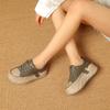 Mode Herfst Dikkere Zool Sportschoenen voor Dames 2025 Mode Platform Verhoging Sneakers Dames Veters Casual Stijl Gevulkaniseerde Schoenen