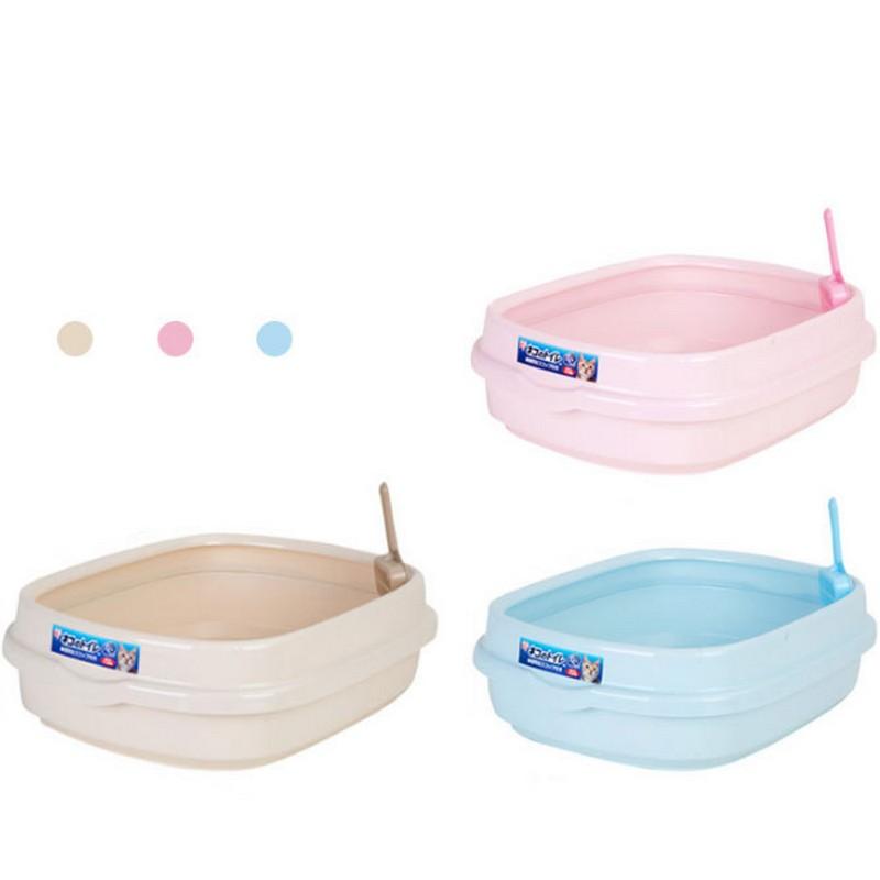 Open Cat Litter Box Anti-spill Pot Cat Toilet Large Kitten Cleaning Supplies