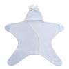 Tuppence Crumble Star Wrap Afghan for Babies Pastel Blue & 4-10 Months,