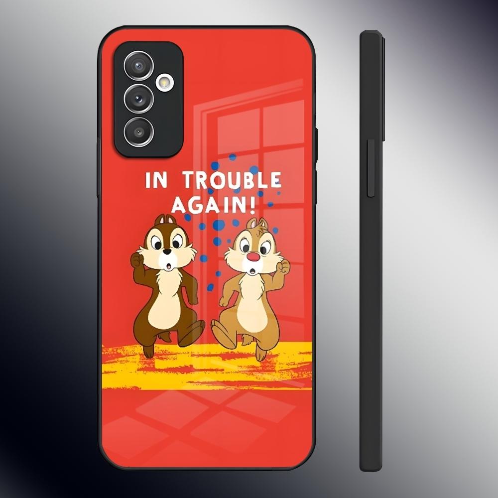 C-Chip 'n' Dale Phone Case For Samsung S24 Ultra S23 S22 S20 Fe S21 Plus A54 A34 A24 A53 A13 A16 Glass Back Cover