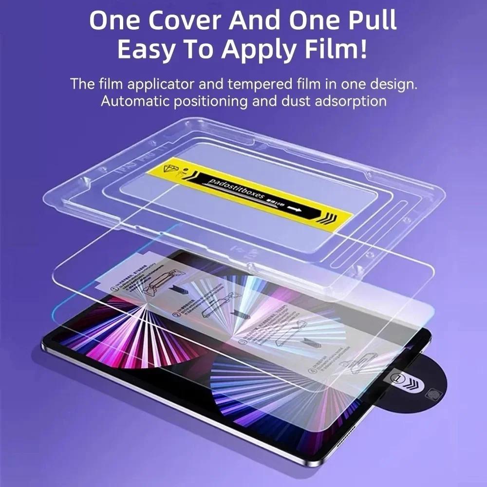 Tempered Glass For New Redmi K Pad 8.8 2025 Pad 2 11inch SE 11 8.7 Xiaomi Pad 7 7Pro 5 6 Pro Auto Alignment Kit Tempered Glass