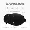 3D Contoured Sleep Mask - Light Blocking Eye Cover with Adjustable Elastic Band & Soft Padding, Unisex Travel & Nap Blindfold