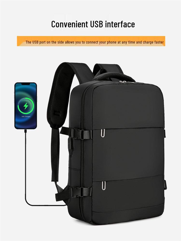Waterproof USB Interface Large Capacity Laptop Backpack for Business, Commuting, and Outdoor Use