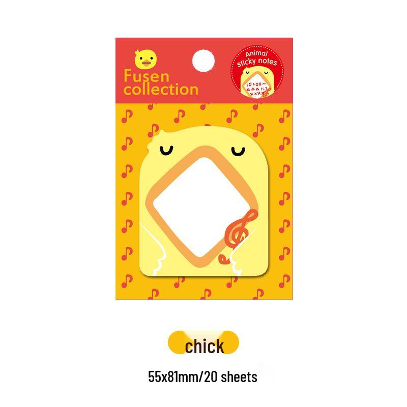 

Korean Cute Cartoon Animal Sticky Notes | Tearable Memo Pad | Portable Student Stationery Gift