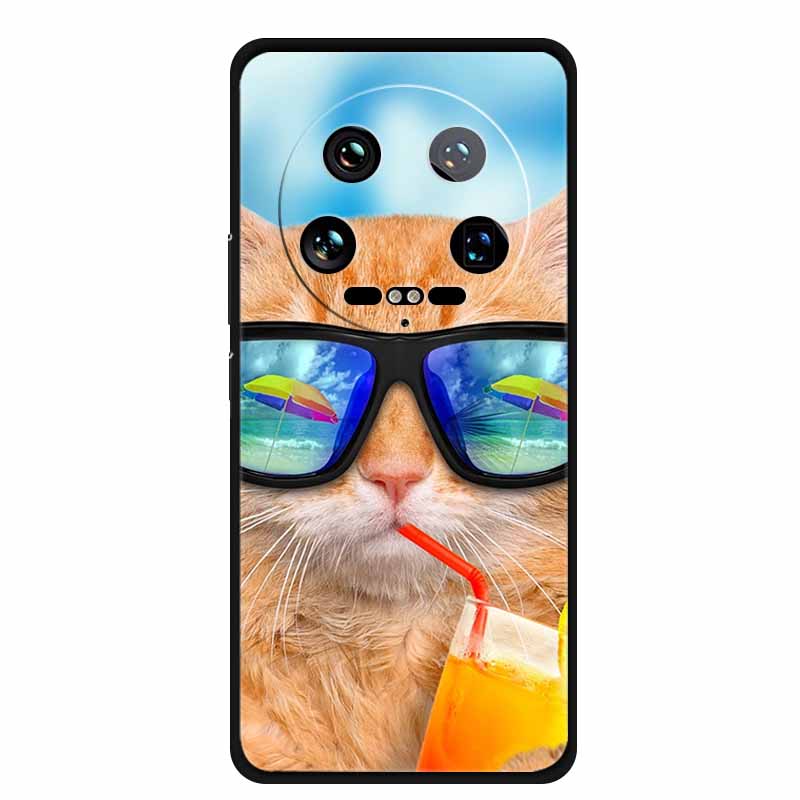 For Xiaomi 14 Ultra 5G Case 6.73" Luxury TPU Soft Silicone Back Cover for Xiaomi 14 Ultra Phone Cases Mi 14Ultra Funda TPU Shell