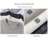 Woodpecker Men's Slim Fit Round Neck Knit Sweater - Warm Velvet Base Layer for Autumn/Winter