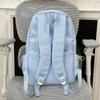 Schoolbag new high-value Japanese ins fresh and sweet polka dot backpack junior high school students lightweight large-capacity backpack
